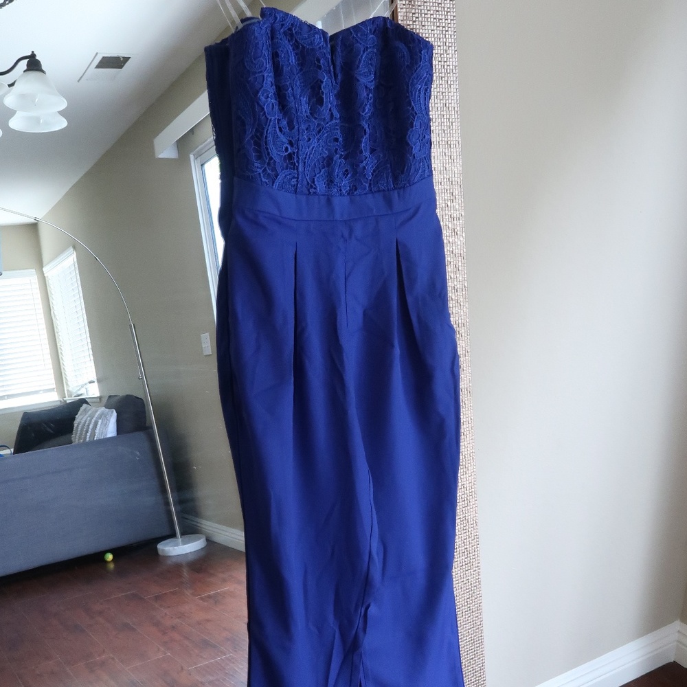 Royal Blue Jumpsuit